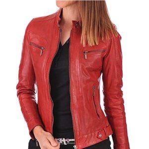 Women's new lambskin jacket